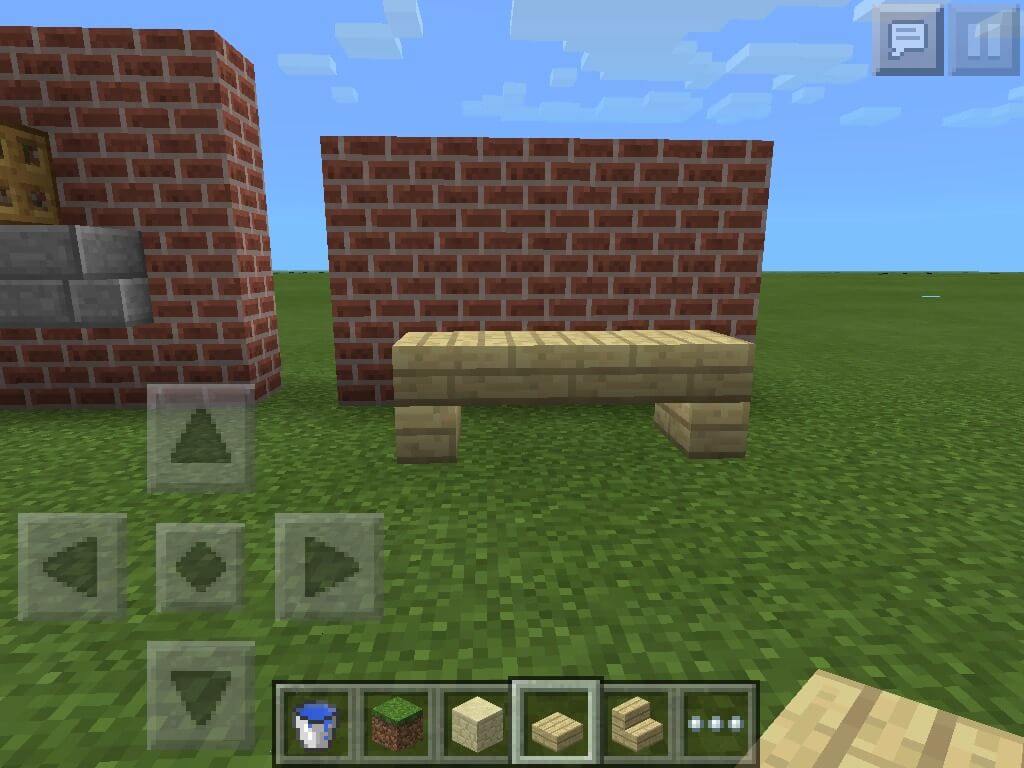 Một cái bàn trong Minecraft