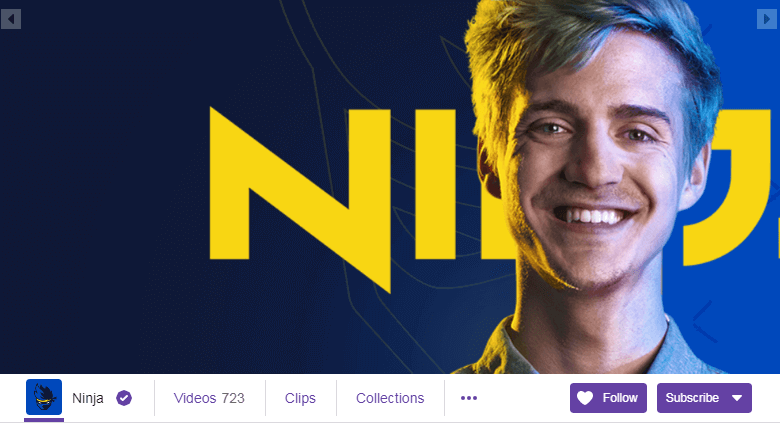 Streamer Twitch Ninja