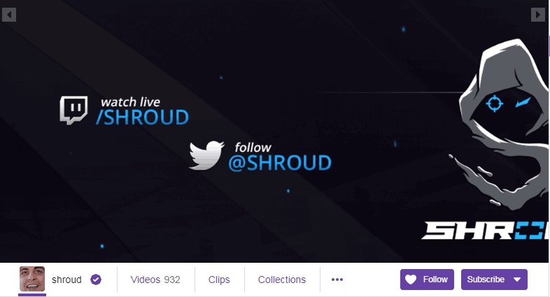 Streamer Twitch Shroud