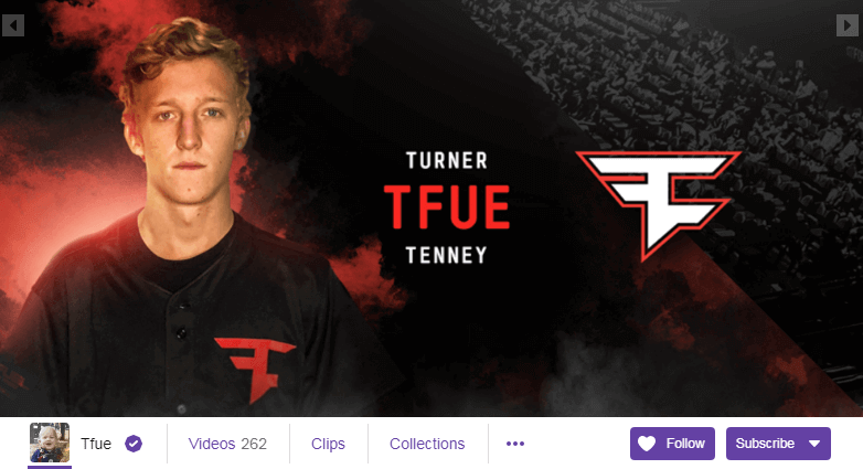 Streamer Twitch Tfue