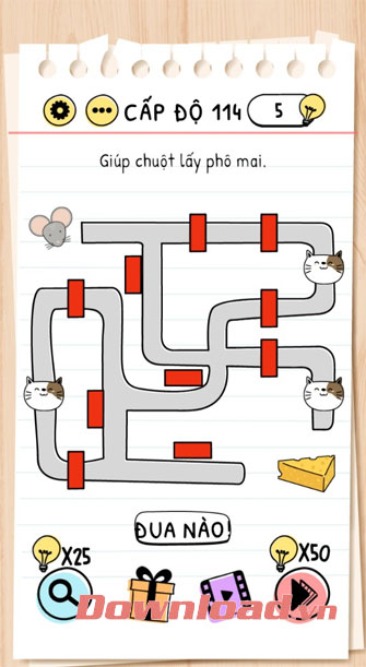 Đáp án game Brain Test câu 114
