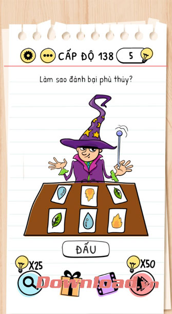 Đáp án game Brain Test câu 138