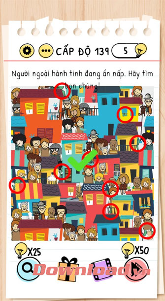 Đáp án game Brain Test câu 139