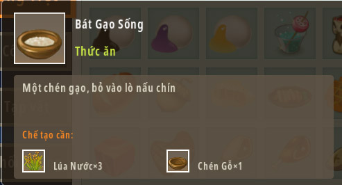Bát gạo sống