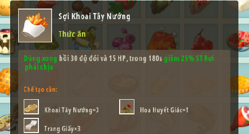 Sợi khoai Tây nướng