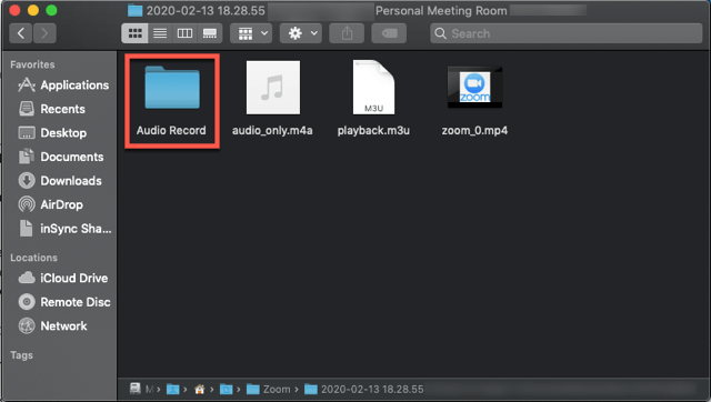 Mở Audio Record