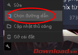 Chọn thư mục