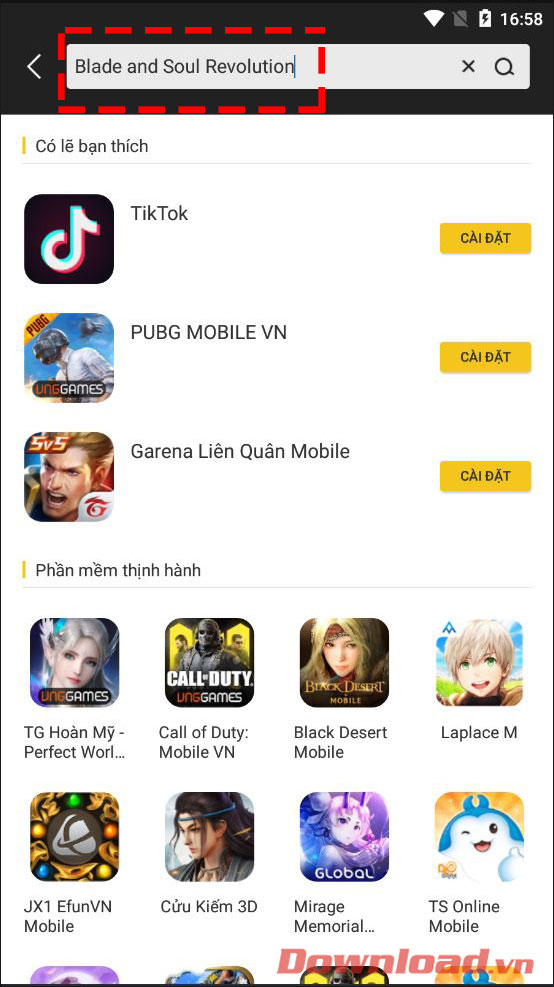 Nhập từ khóa tìm kiếm