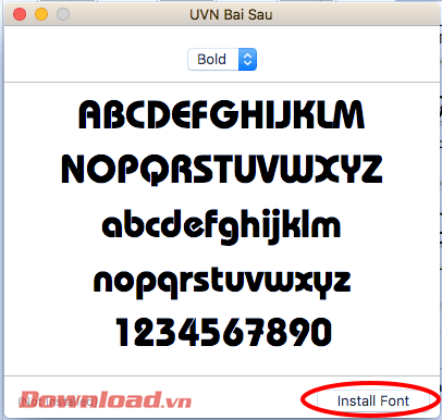 Install Font