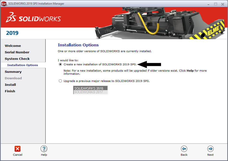 Cài đặt phiên bản SolidWorkd 2019