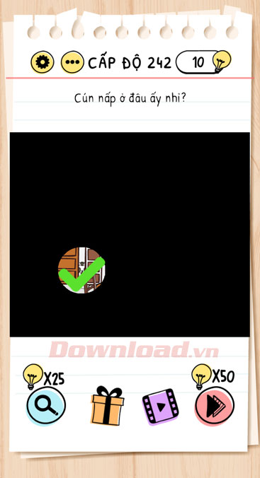 Đáp án game Brain Test câu 242