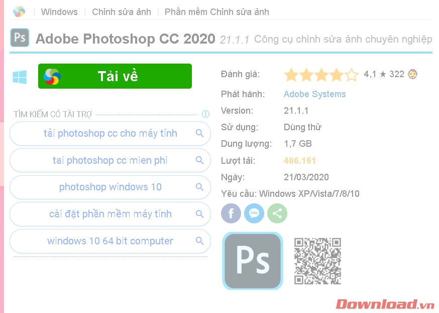 Cách tải và cài đặt Photoshop trên máy tính