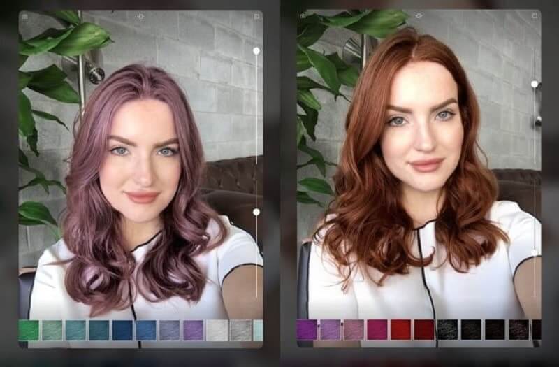 Ứng dụng Hair Color cho điện thoại