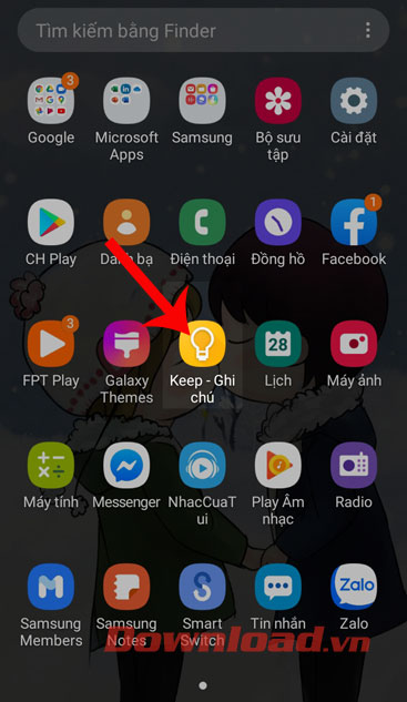 <p><strong>Bước 1:</strong> Đầu tiên, hãy mở ứng dụng này trên điện thoại của bạn.</p>