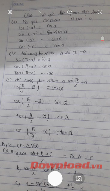 <p><strong>Bước 3:</strong> Chụp lại nội dung văn bản mà chúng ta muốn chuyển đổi.</p>