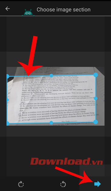 <p><strong>Bước 5:</strong> Điều chuyển độ rộng của hình chữ nhật, để thiết lập khu vực văn bản mà mình