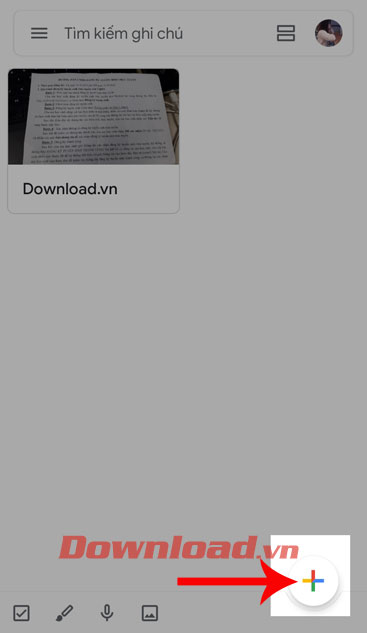 <p><strong>Bước 2:</strong> Tại giao diện, nhấn vào dấu “+” ở góc bên phải phía dưới màn hình để tạo