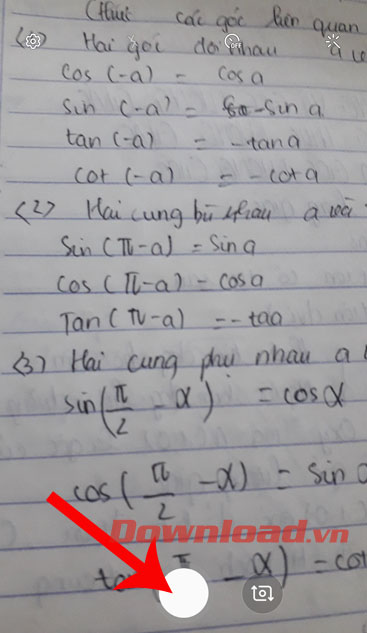 <p><strong>Bước 6:</strong> Chụp nội dung mà bạn muốn chuyển đổi từ ảnh sang văn bản.</p>