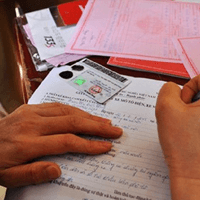 Giấy khai đăng ký xe mới nhất 