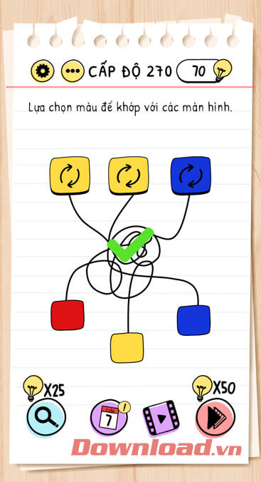 Đáp án game Brain Test câu 270