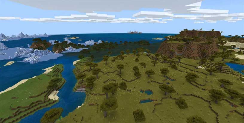 seed minecraft pe đẹp