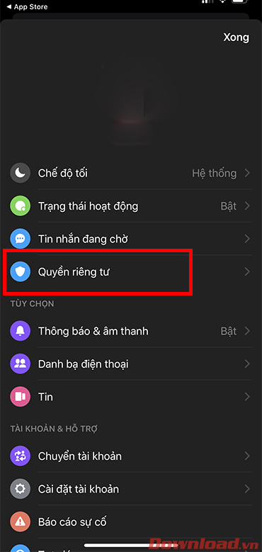 Quyền riêng tư
