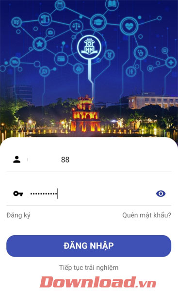 Đăng nhập tài khoản