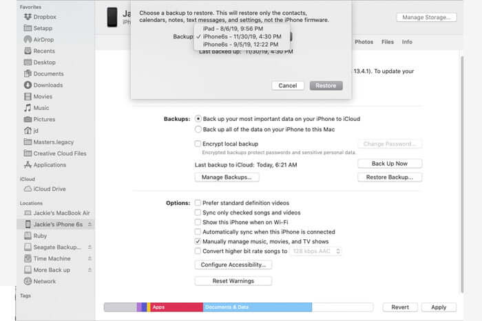 Cách lấy lại tin nhắn đã xoá trên iPhone