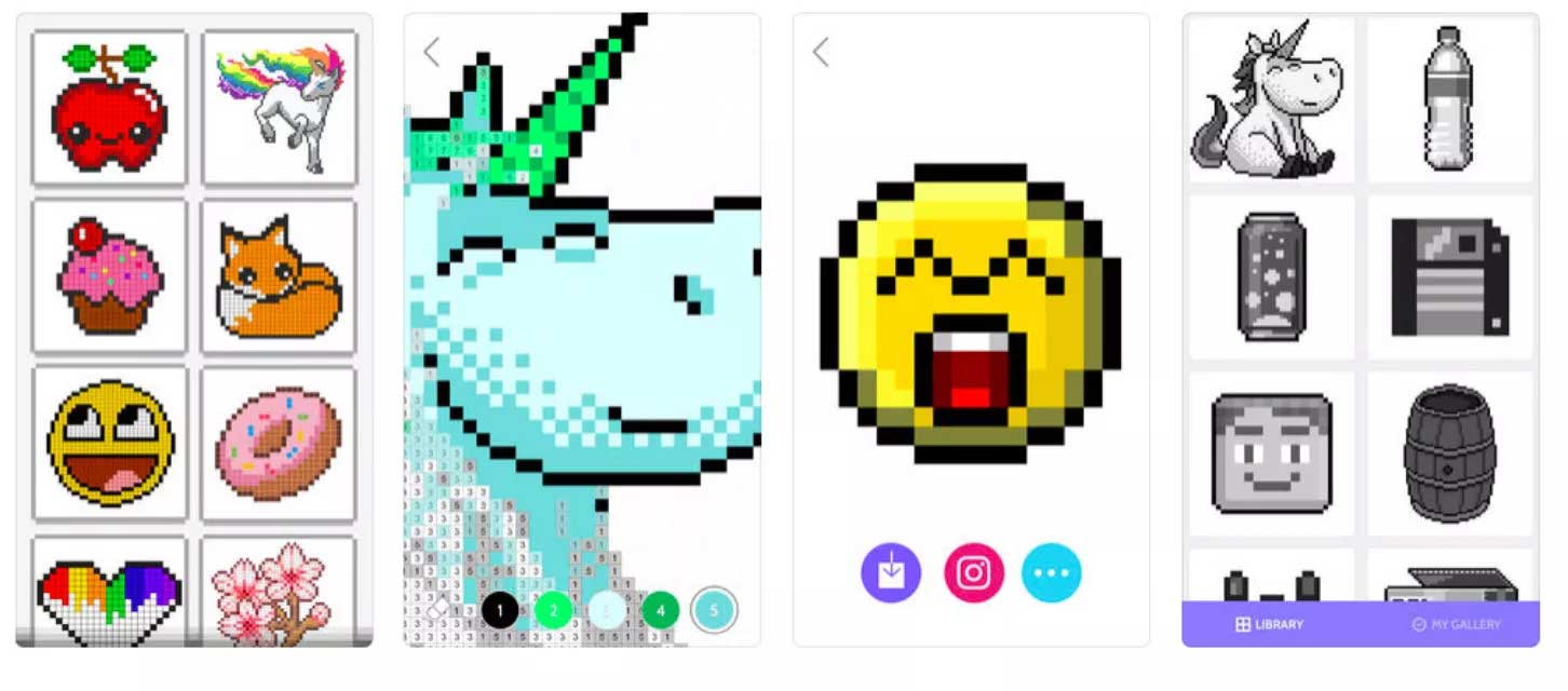 Game tô màu Color by Number