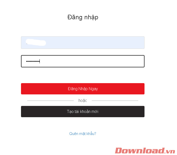 Đăng nhập Garena