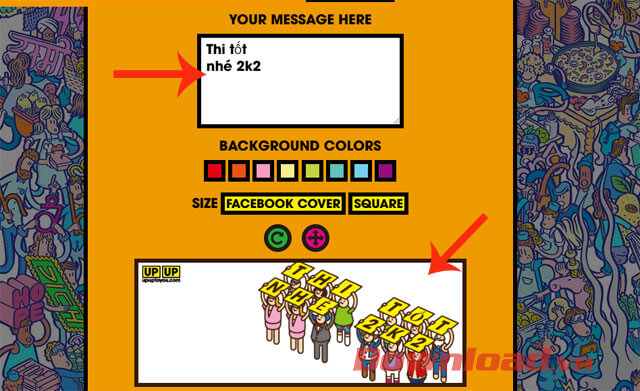 Viết lời cổ vũ