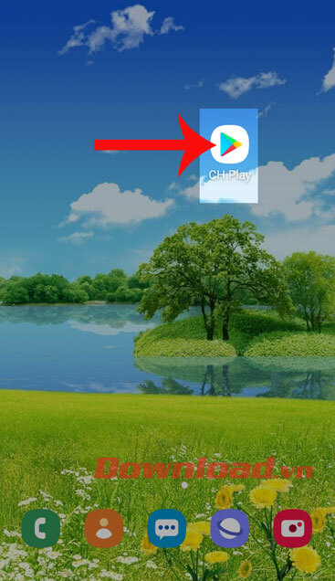 Mở ứng dụng Google Play