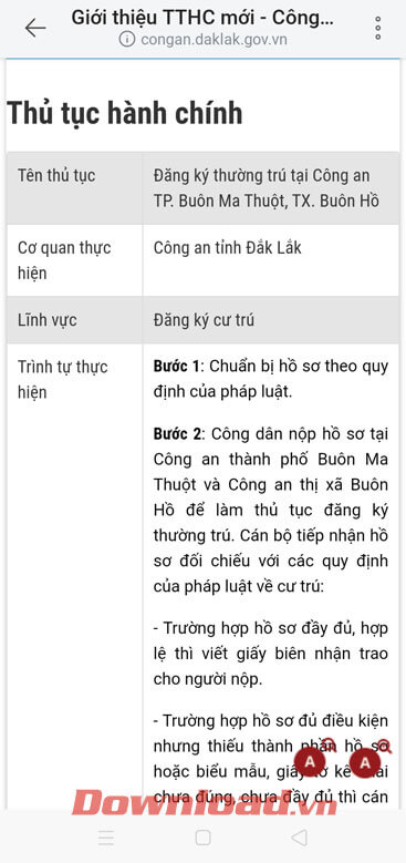 Thủ tục Đăng ký thường trú