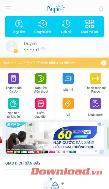 Tài khoản được đăng ký thành công