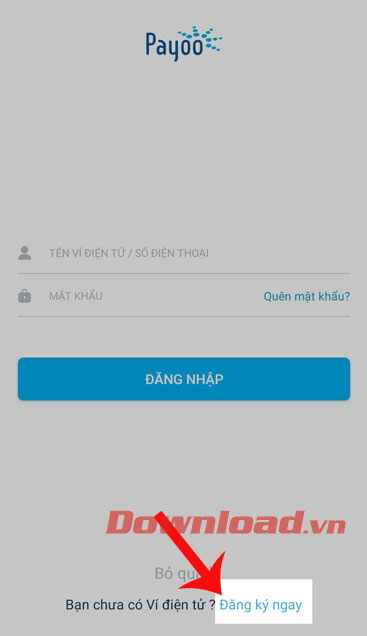 Ấn nút Đăng ký