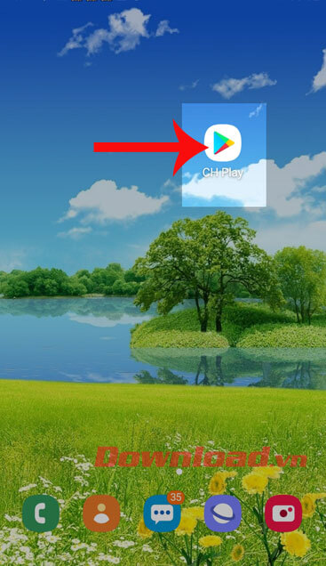 Mở kho ứng dụng Google Play