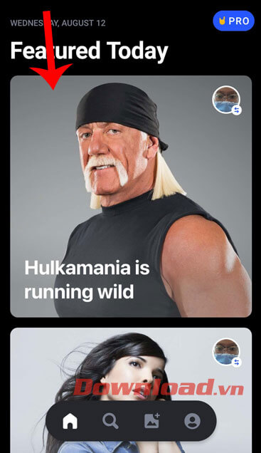 Chọn video hiệu ứng