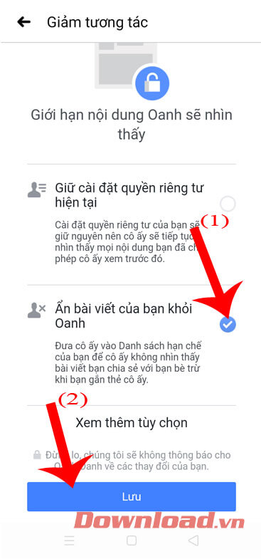 Ẩn bài viết của bạn