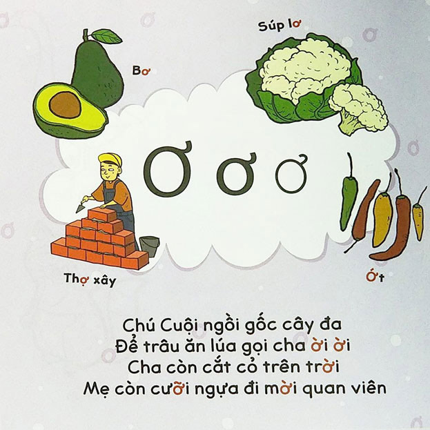 Học chữ cái qua thơ