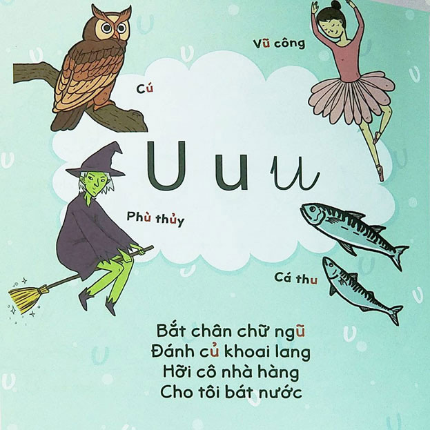 Học chữ cái qua thơ