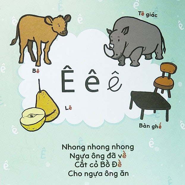 Học chữ cái qua thơ