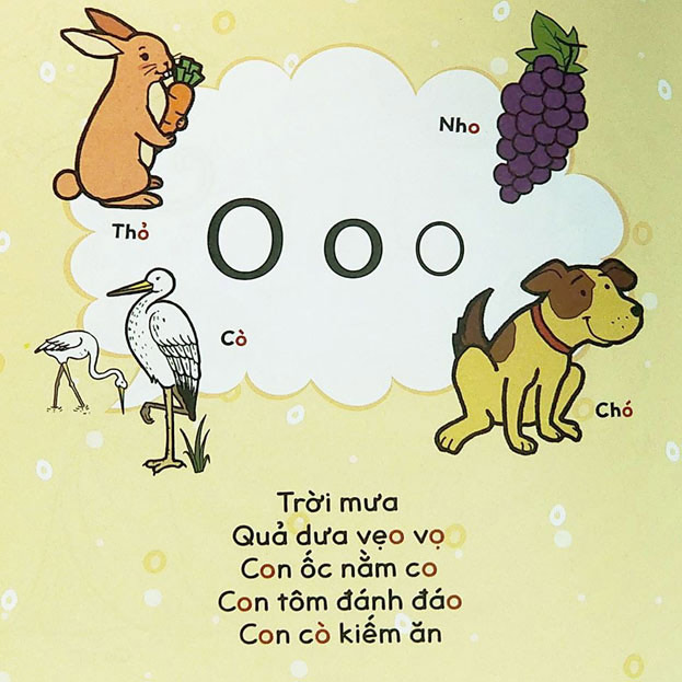 Học chữ cái qua thơ