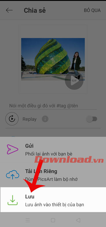 Tiếp tục bấm nút Lưu