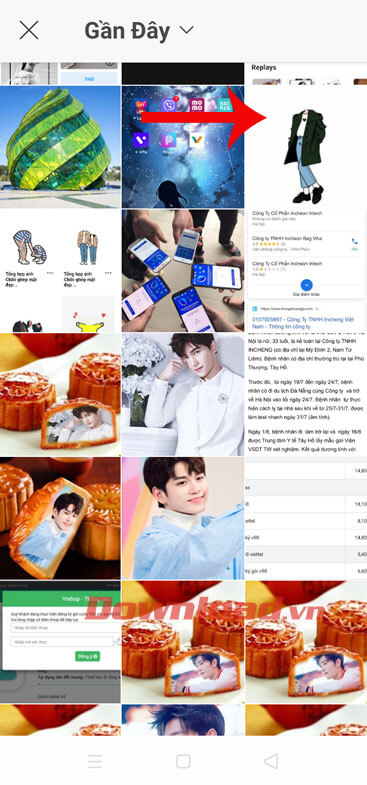 Thêm ảnh không đầu vừa tải về