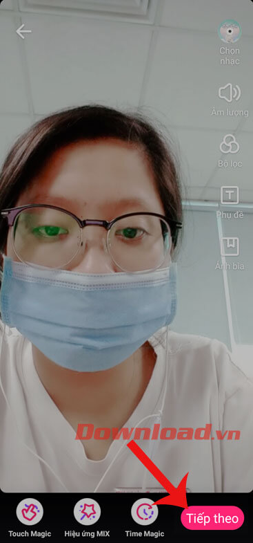 Nhấn nút Tiếp theo