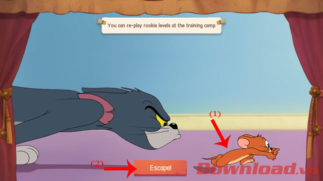 Chọn nhân vật chơi thử