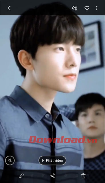 <p><strong>Bước 9:</strong> Cuối cùng, hãy ở <strong>Bộ sưu tập</strong> trên điện thoại, để xem đoạn