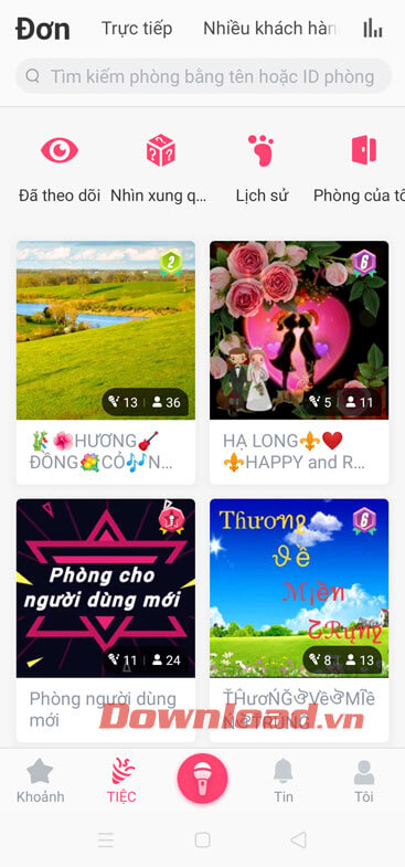 Bữa tiệc hát hò