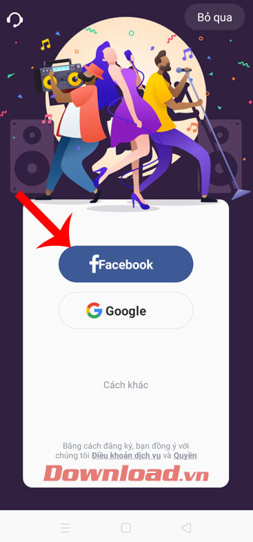 Đăng nhập tài khoản 