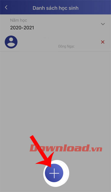 Nhấn vào nút Biểu tượng dấu cộng